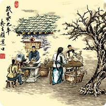 道口燒雞工序燙雞褪毛